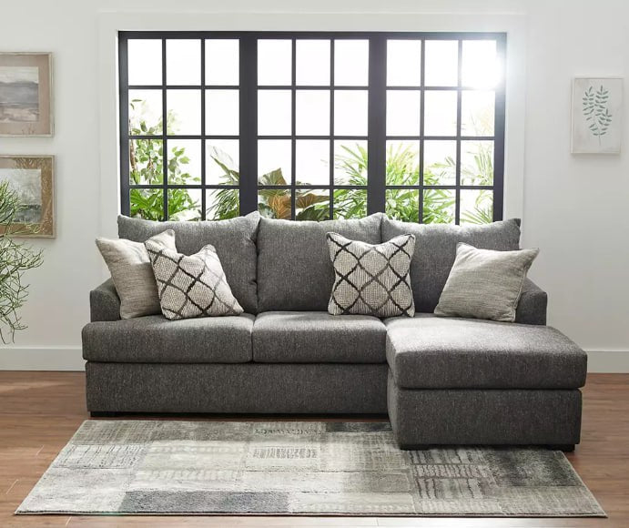 Hartford Pewter Sofa Chaise – Better Home Furniture and Mattress