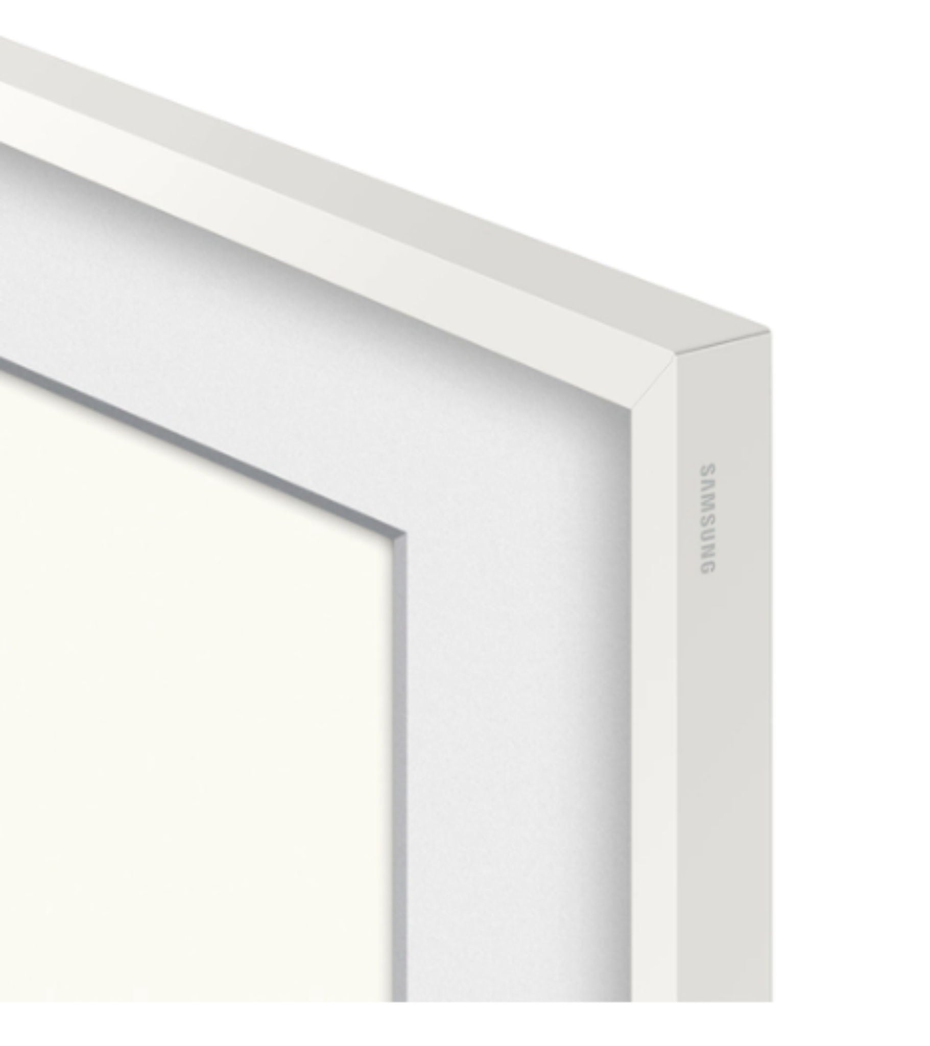 Samsung - 65" 2021 The Frame Bezel (Modern) - White