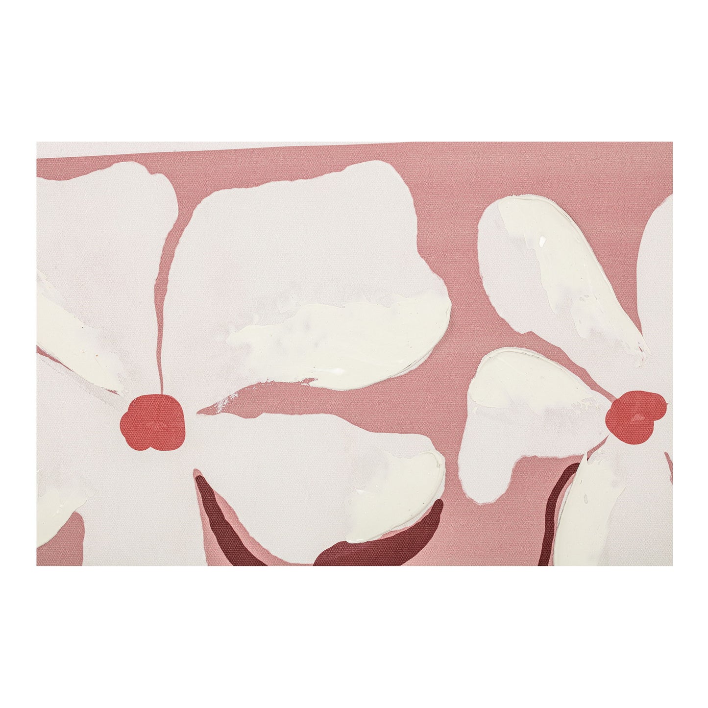 Blush - Framed Painting - Pink