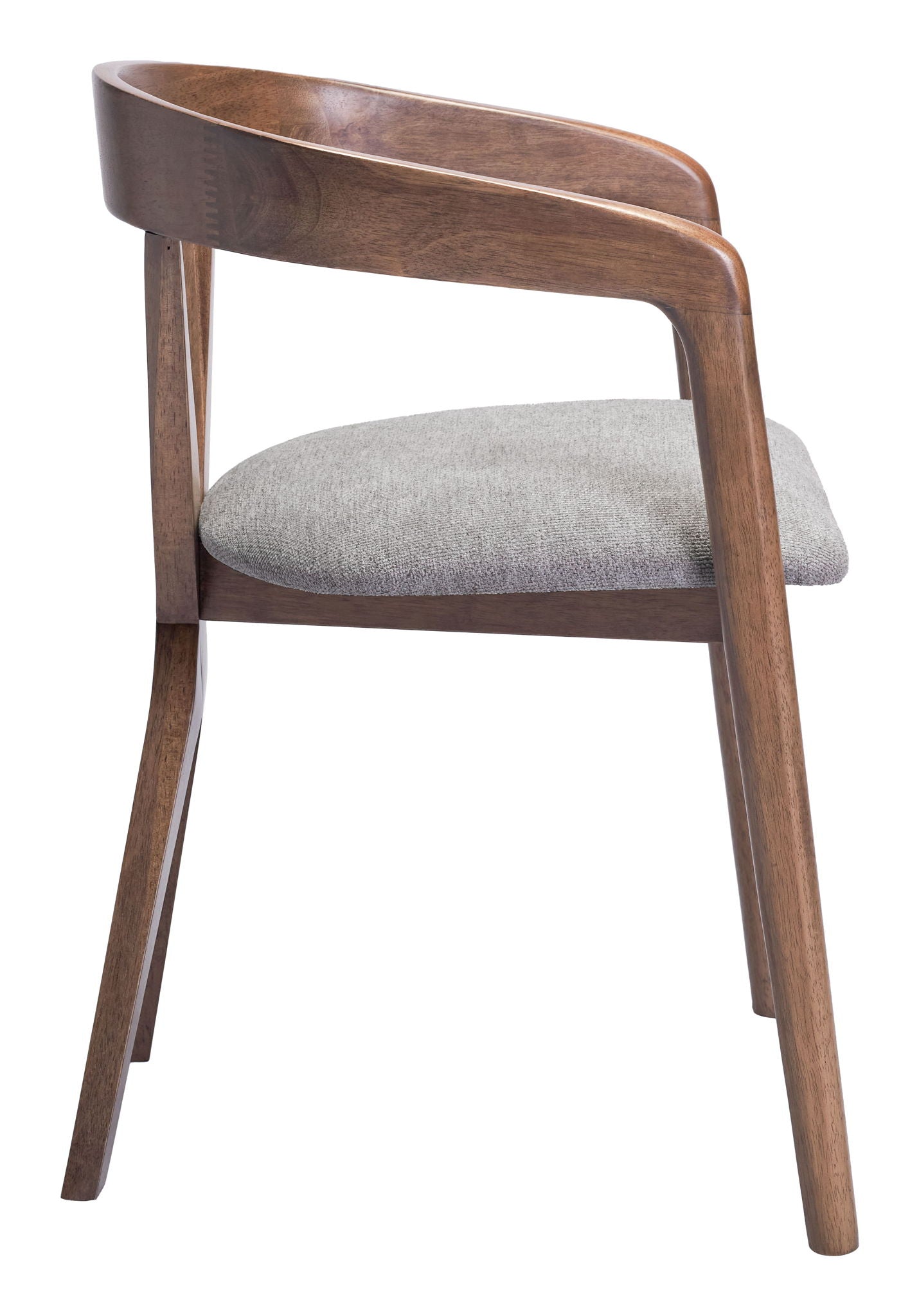 Cairo - Dining Chair - Dove Gray / Walnut