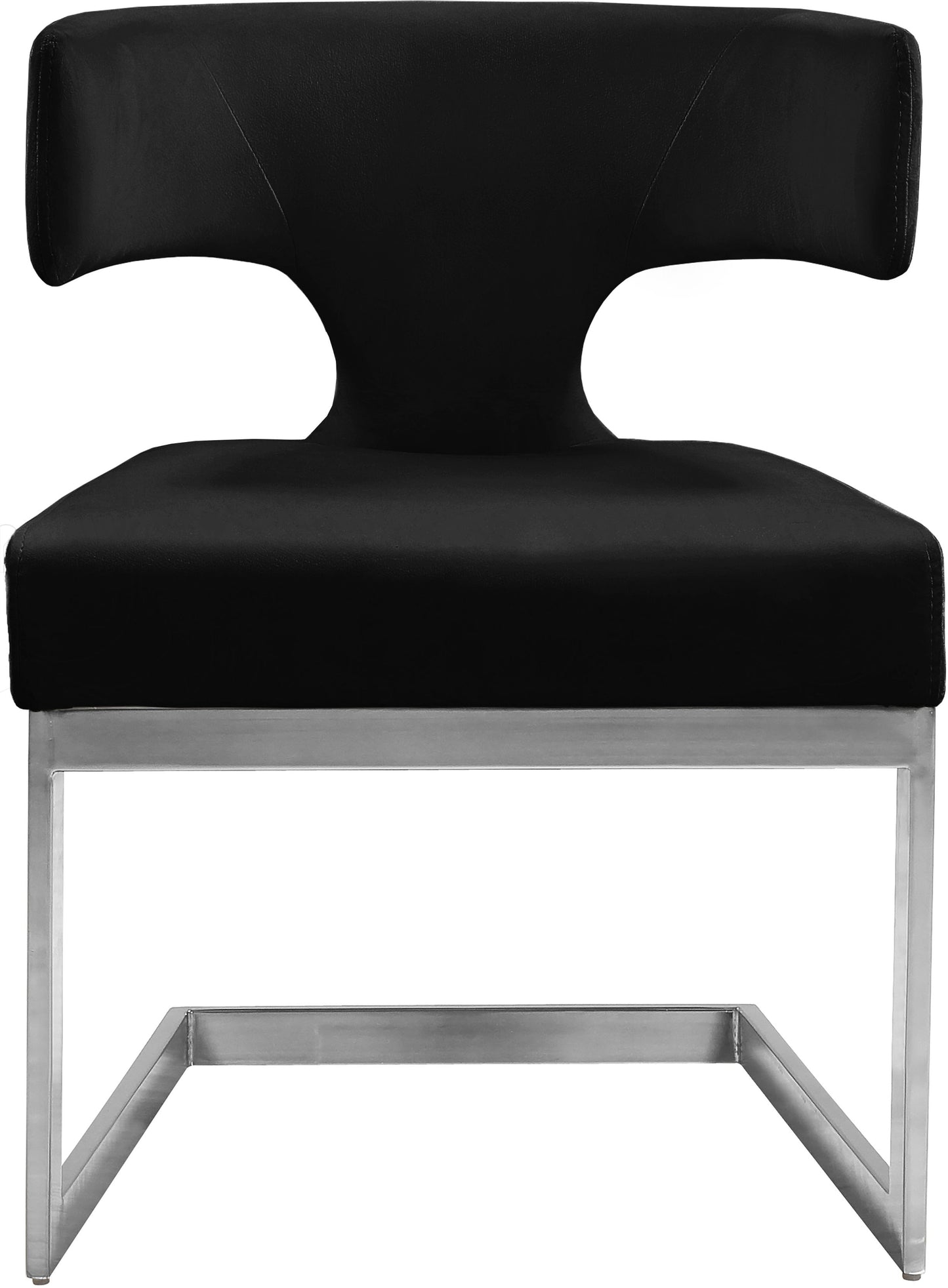 Alexandra - Dining Chair with Chrome Legs