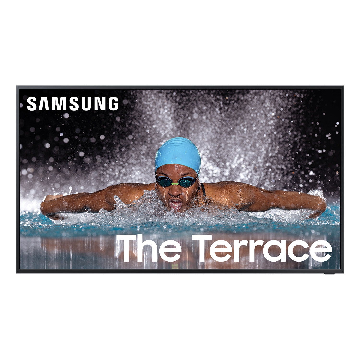 Samsung - 85" Terrace Part-Sun, 4K UHD Neo QLED Outdoor TV - Black