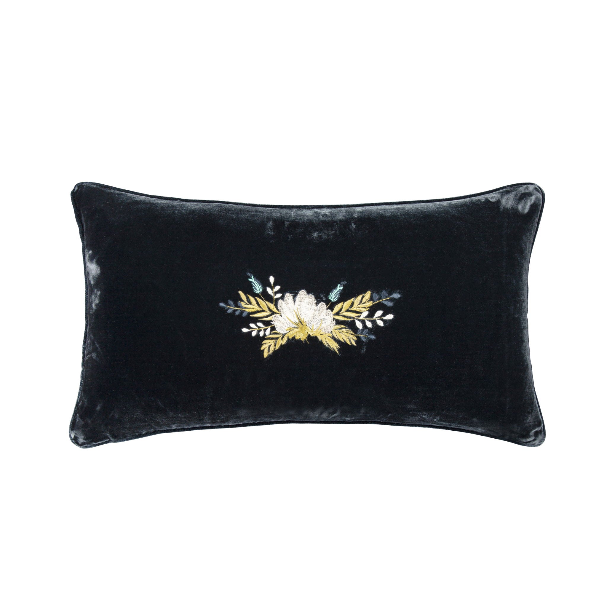Stella - Faux Silk Velvet Body Pillow - Midnight Blue