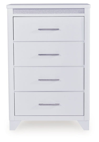 Jarlee - White - Four Drawer Chest