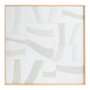 Configured - Framed Painting - White