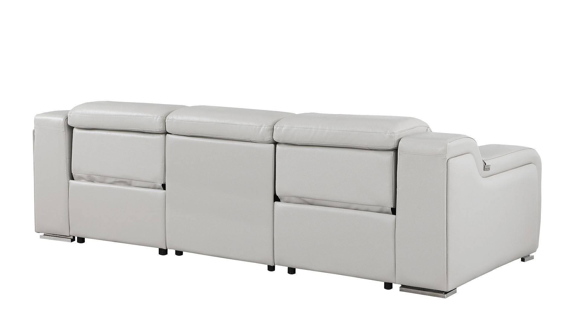 1116 - 3-Piece Modular Power Reclining Sofa In With 2 Power Recliners & Power Headrests