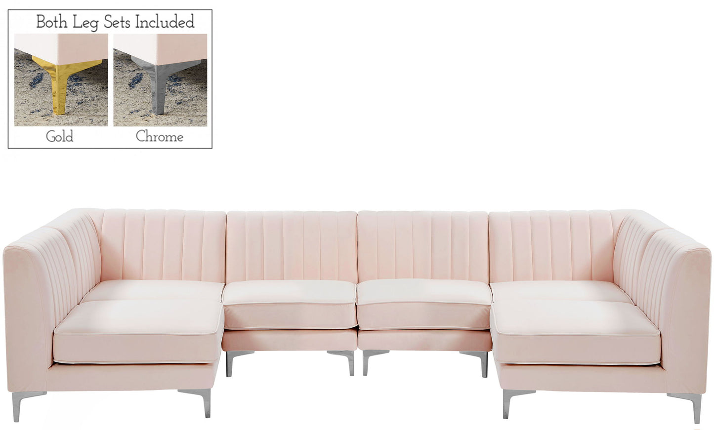 Alina - 6 Piece Modular U-Shaped Sectional
