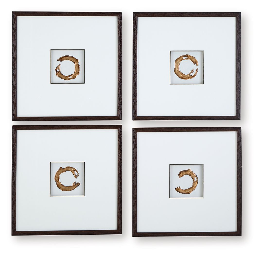 Dallbourne Wall Art Set (Set of 4)