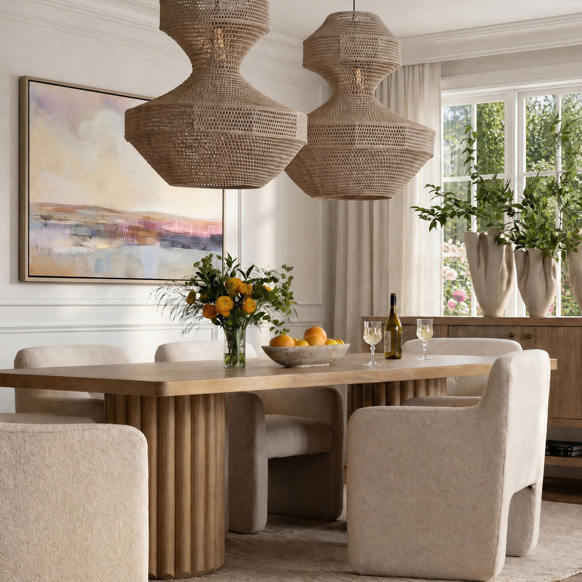 Celestra - Pendant - White