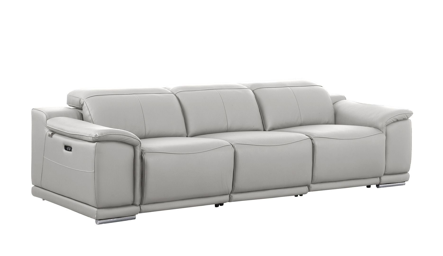 9762 - 7-Piece Modular Power Reclining Sofa, Loveseat And Chair Set With 6 Power Recliners In