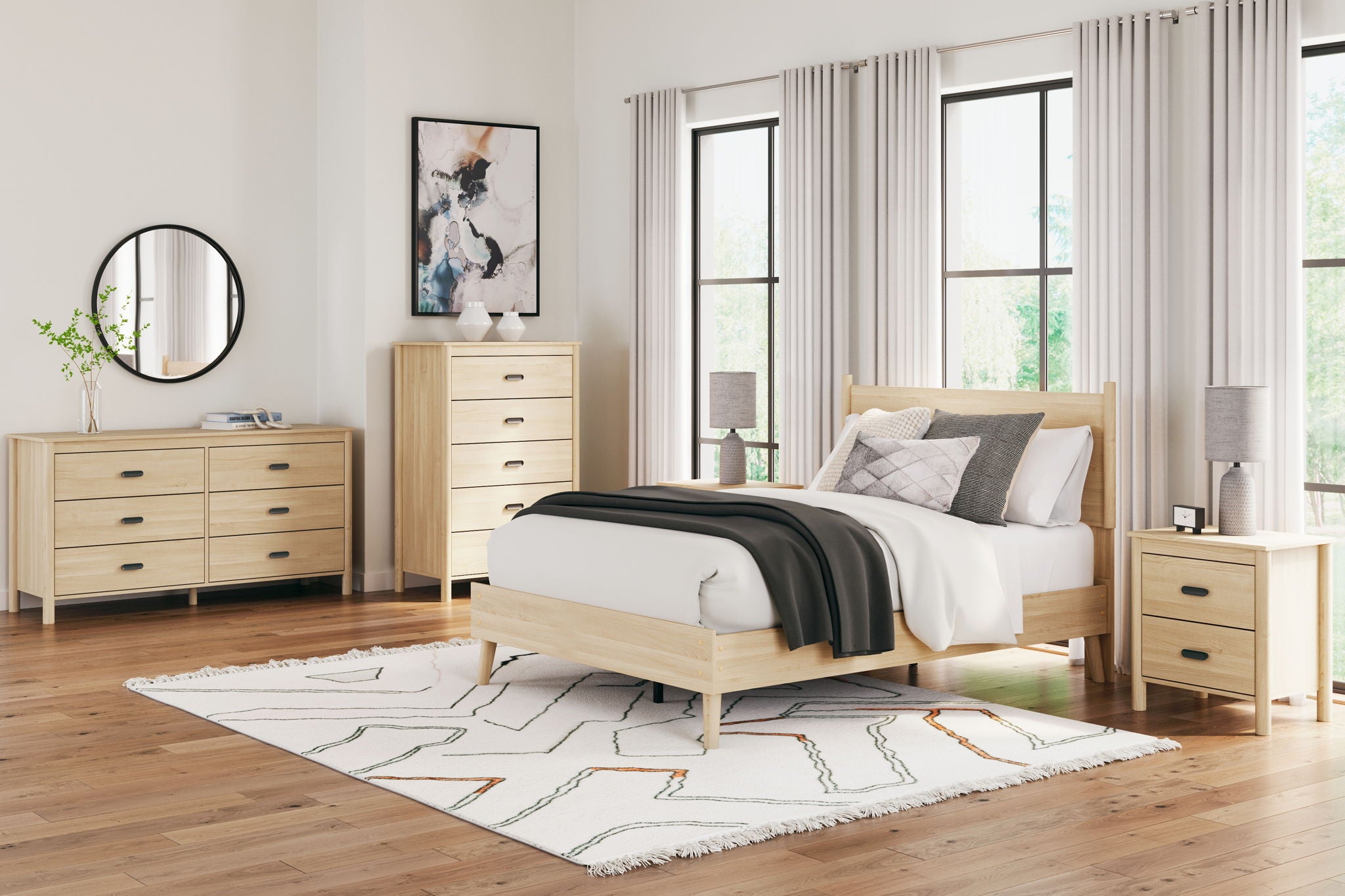 Cabinella Platform Bedroom Set