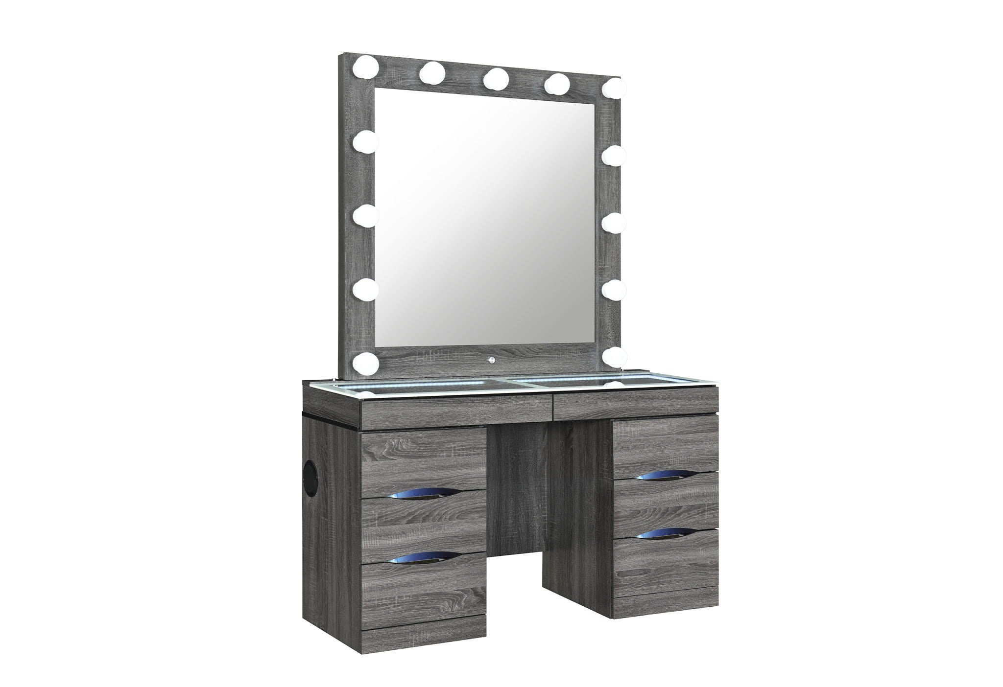 Lexi - Vanity With Speaker - Gray