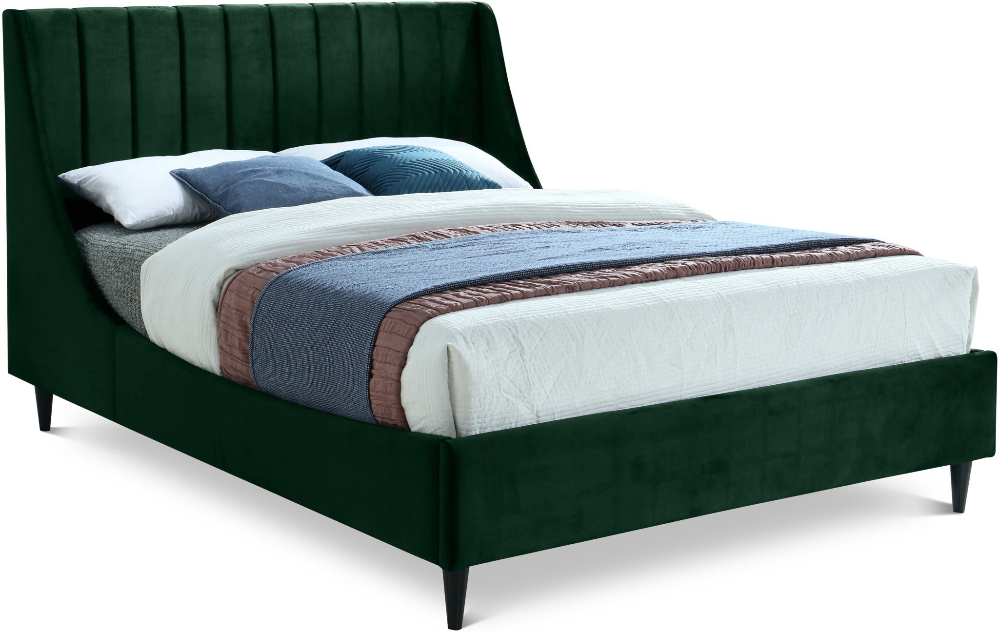Eva - Velvet Bed