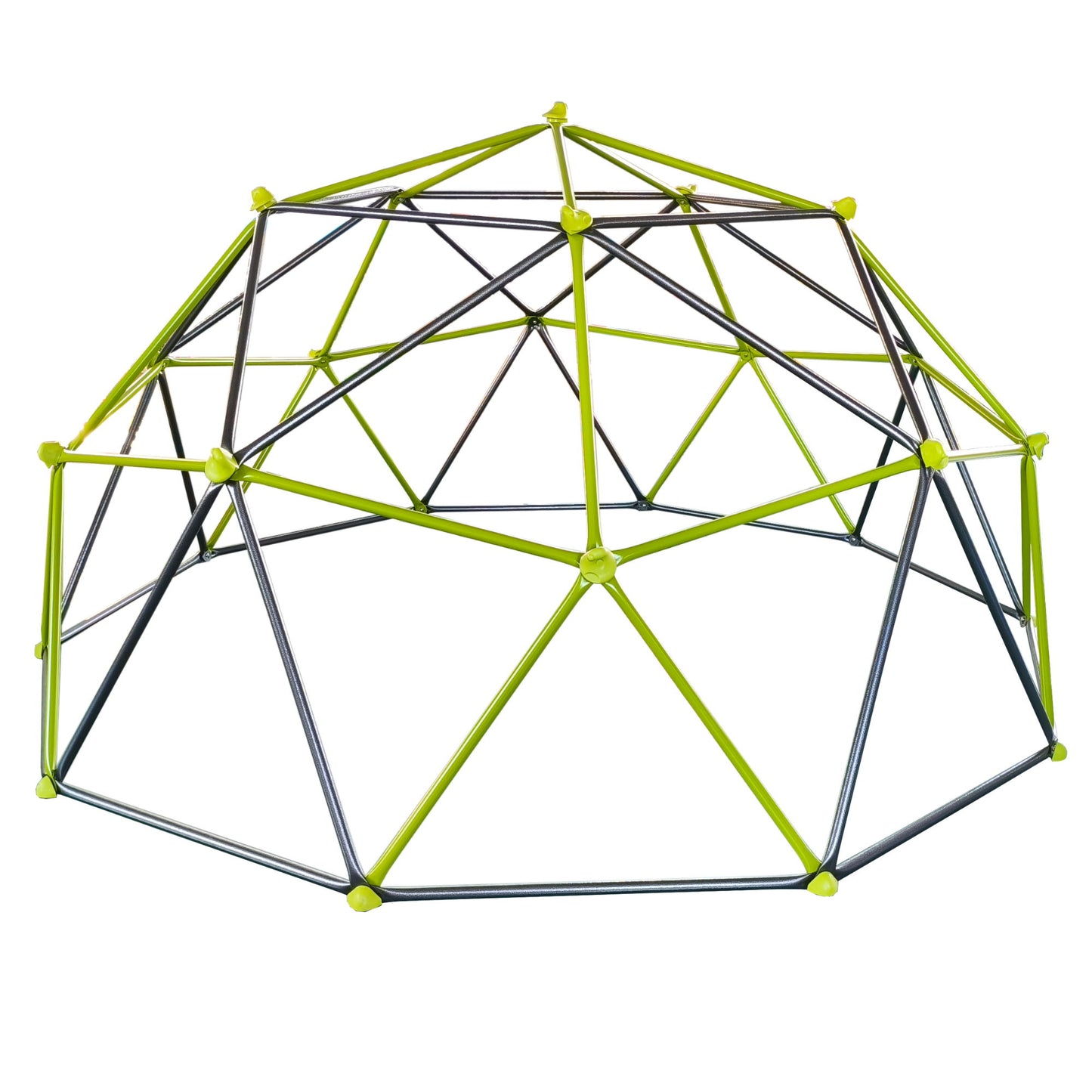 10 Sided Climbing Frame For Outdoor Playground With Colorful Climbing Stones