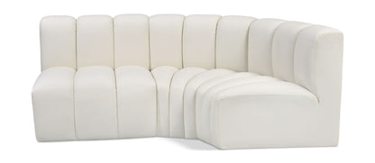 Arc - Faux Leather 3 Piece Sofa