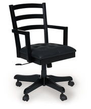 Wildenauer - Home Office Swivel Desk Chair - Brown / Black