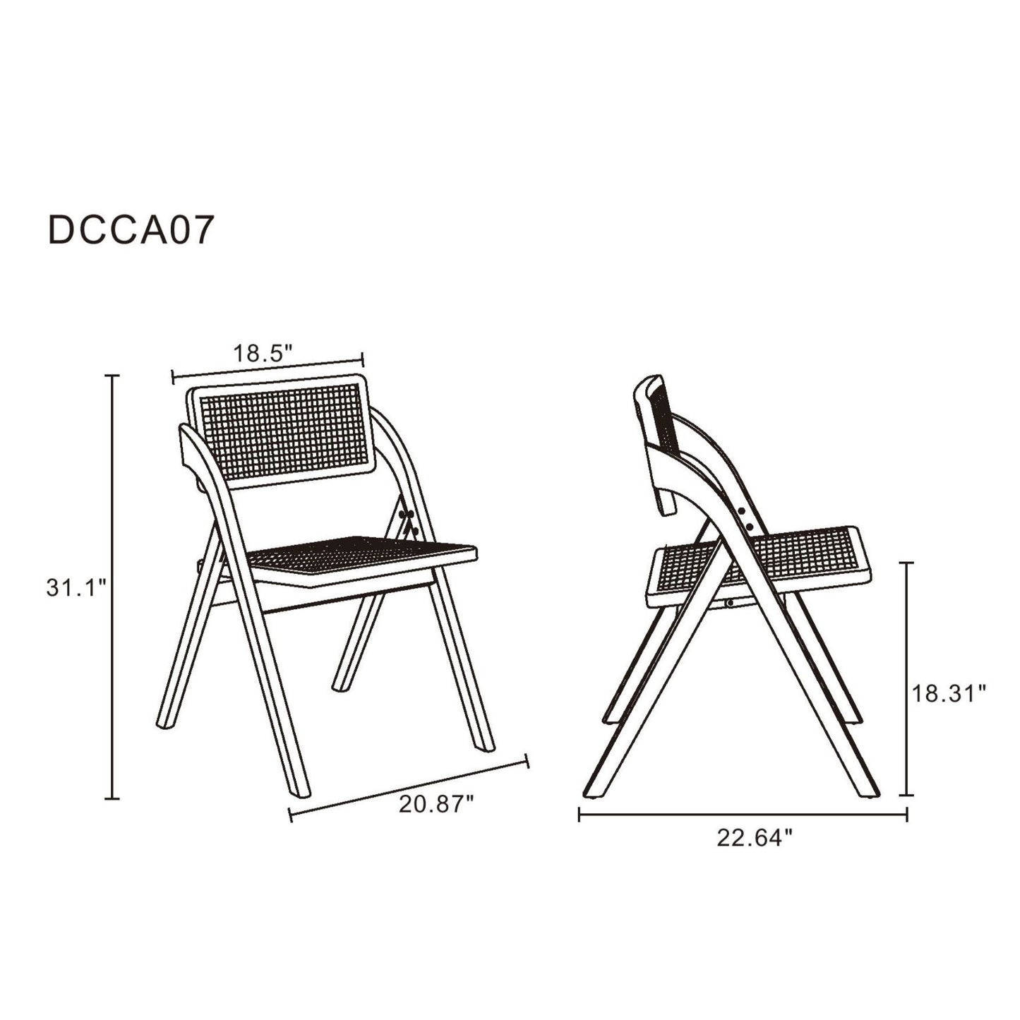Lambinet - Folding Chair (Set of 2)