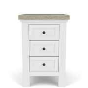 Cora - Chairside Table - Cloud / Fog