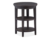 Westley Falls - Round Accent End Table - Graphite