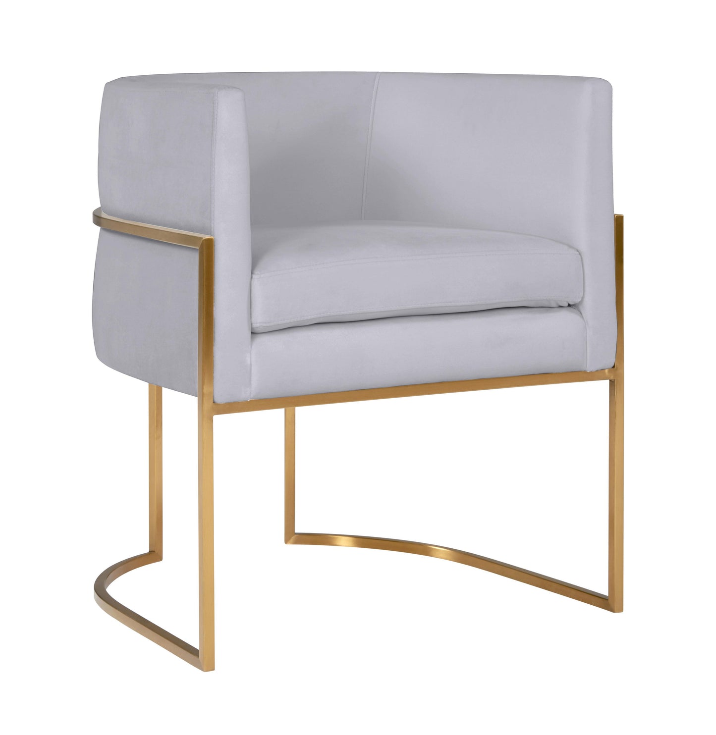 Giselle - Velvet Dining Chair Gold Leg