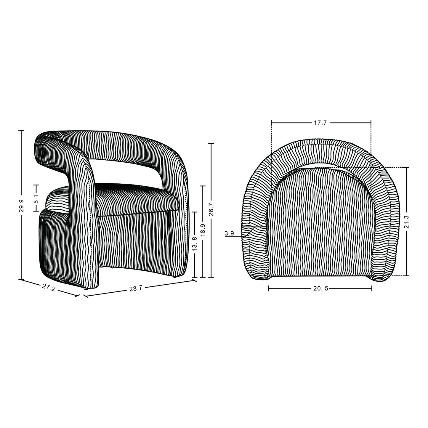 Corvette - Lounge Chair