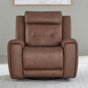 Beckham - Swivel Glider Recliner P2 - Aline Saddle