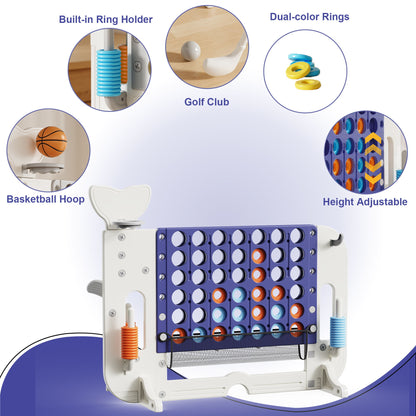 4 To Score Giant Game Set With Mesh Bag & Jumbo Connect 4