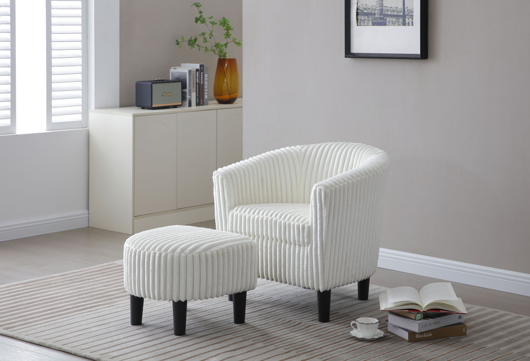 Glory Furniture - Salem - Chair & Ottoman