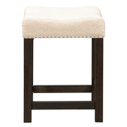 Heatherbrook - Upholstered Console Stool - Charcoal & Ash