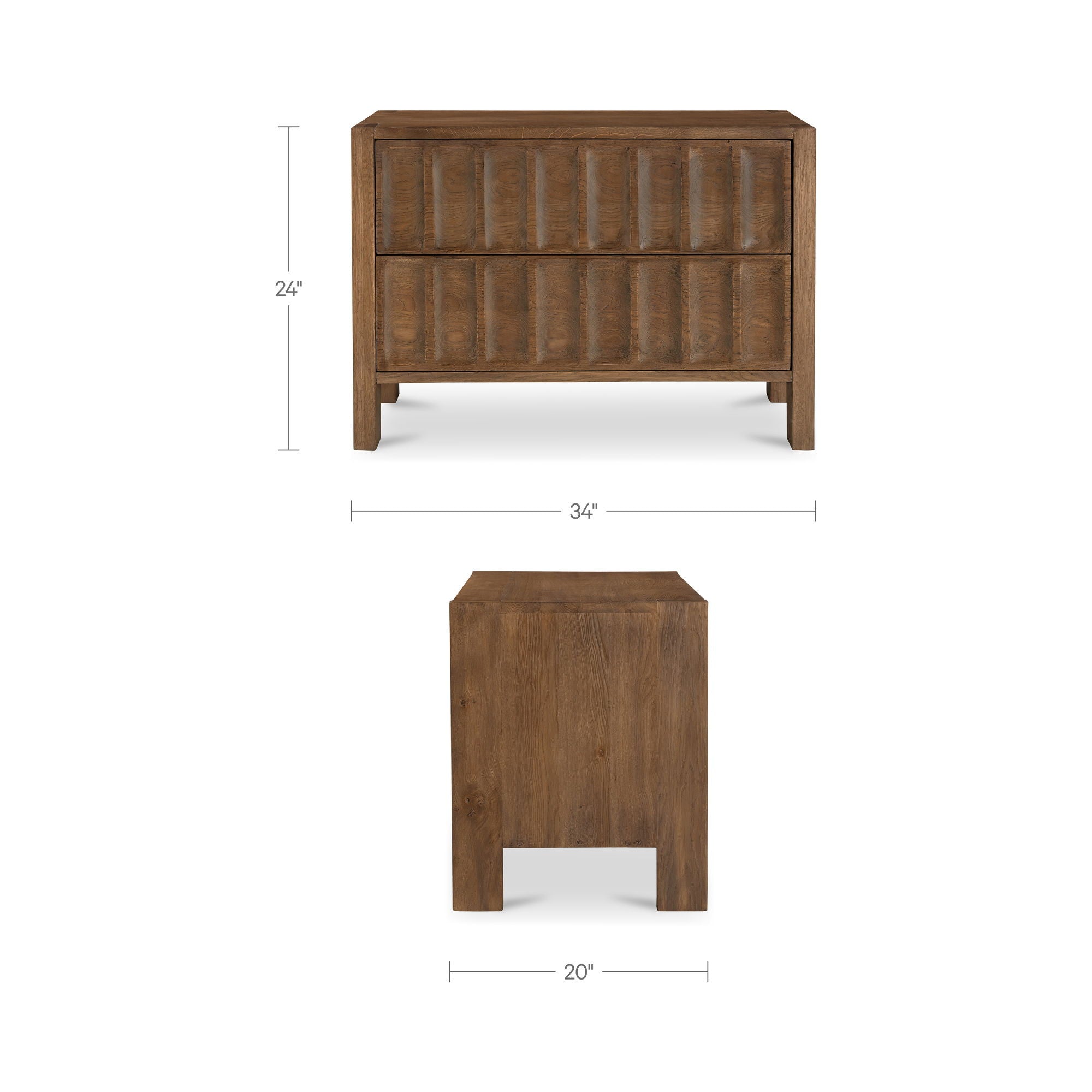 Roland - Nightstand - Brown
