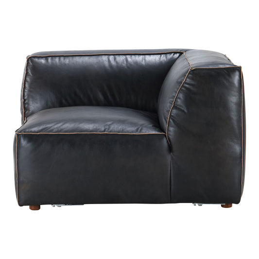 Luxe - Corner Chair - Antique Black