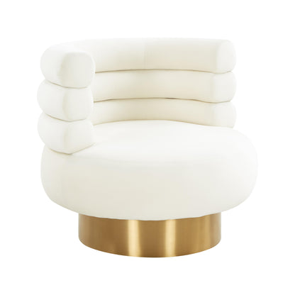 Naomi - Velvet Swivel Chair