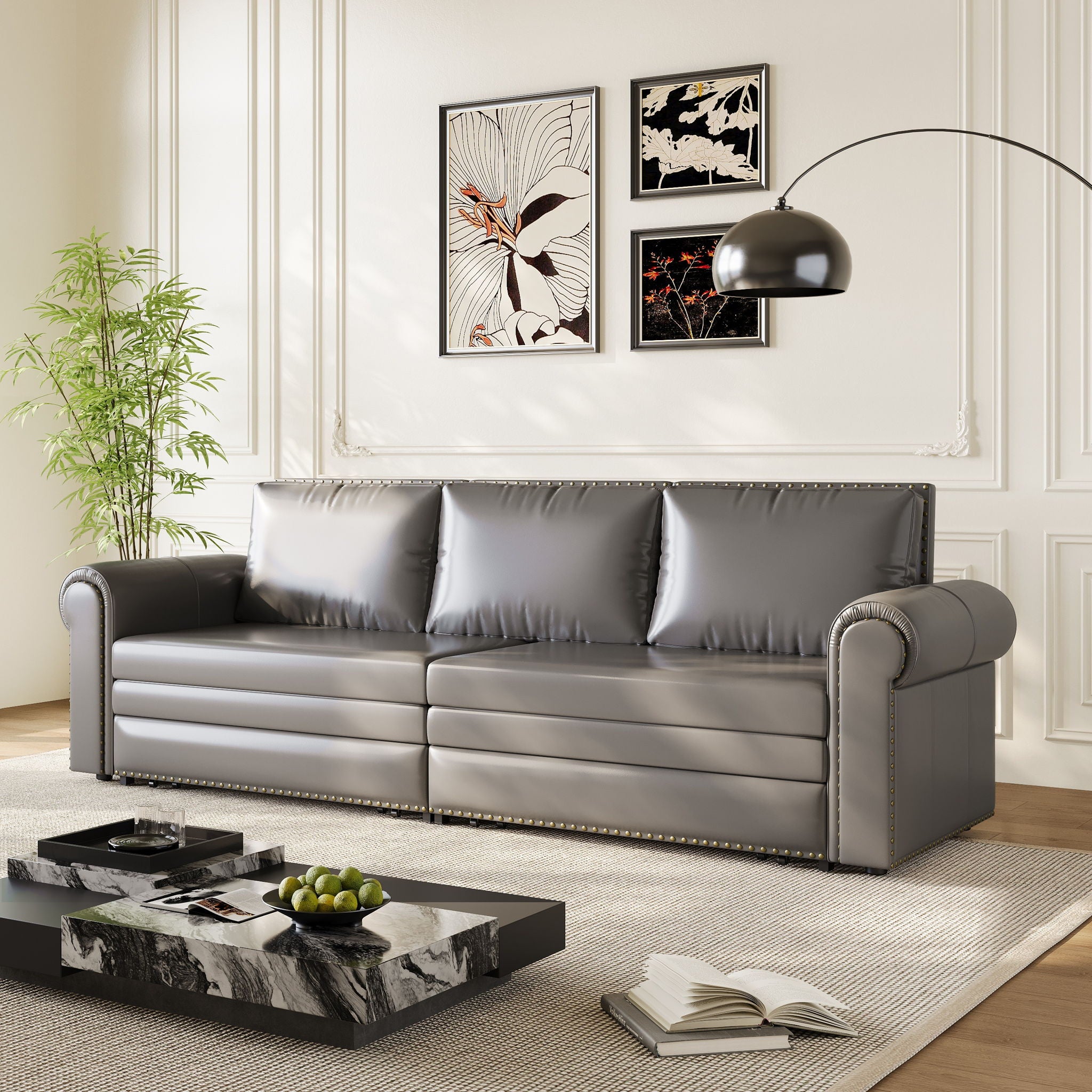 Chesterfield Sofa & Pull Out Bed – Better Home Furniture and Mattress
