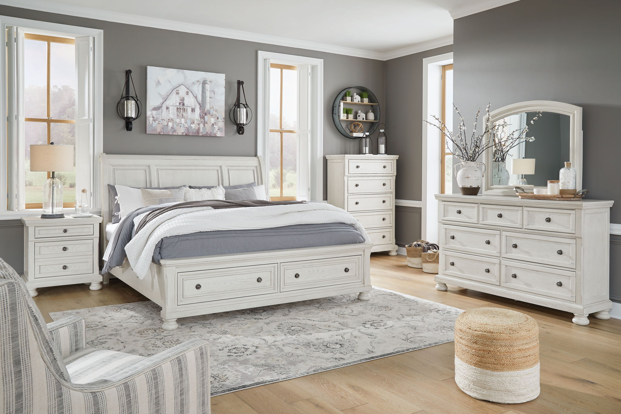 Robbinsdale Sleigh Bedroom Set