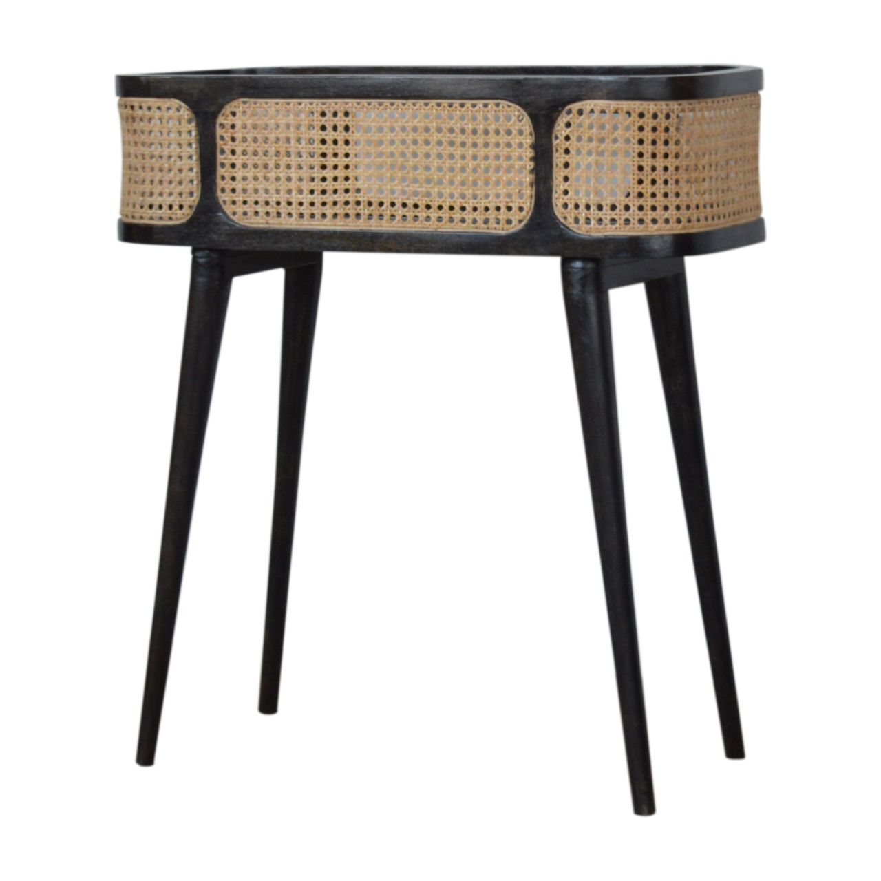 Larissa - Tray Table - Beige / Black