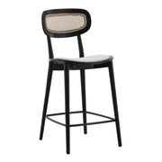 Lora - Counter Stool - Black And Cream