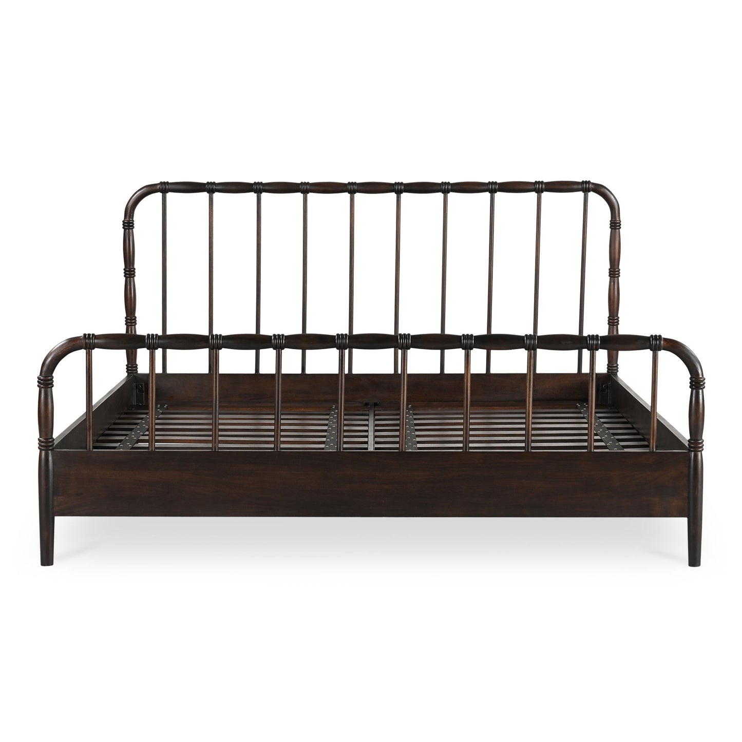 Vivian - Queen Bed - Dark Brown
