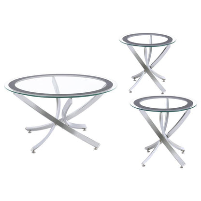 Brooke - Round Coffee Table Set