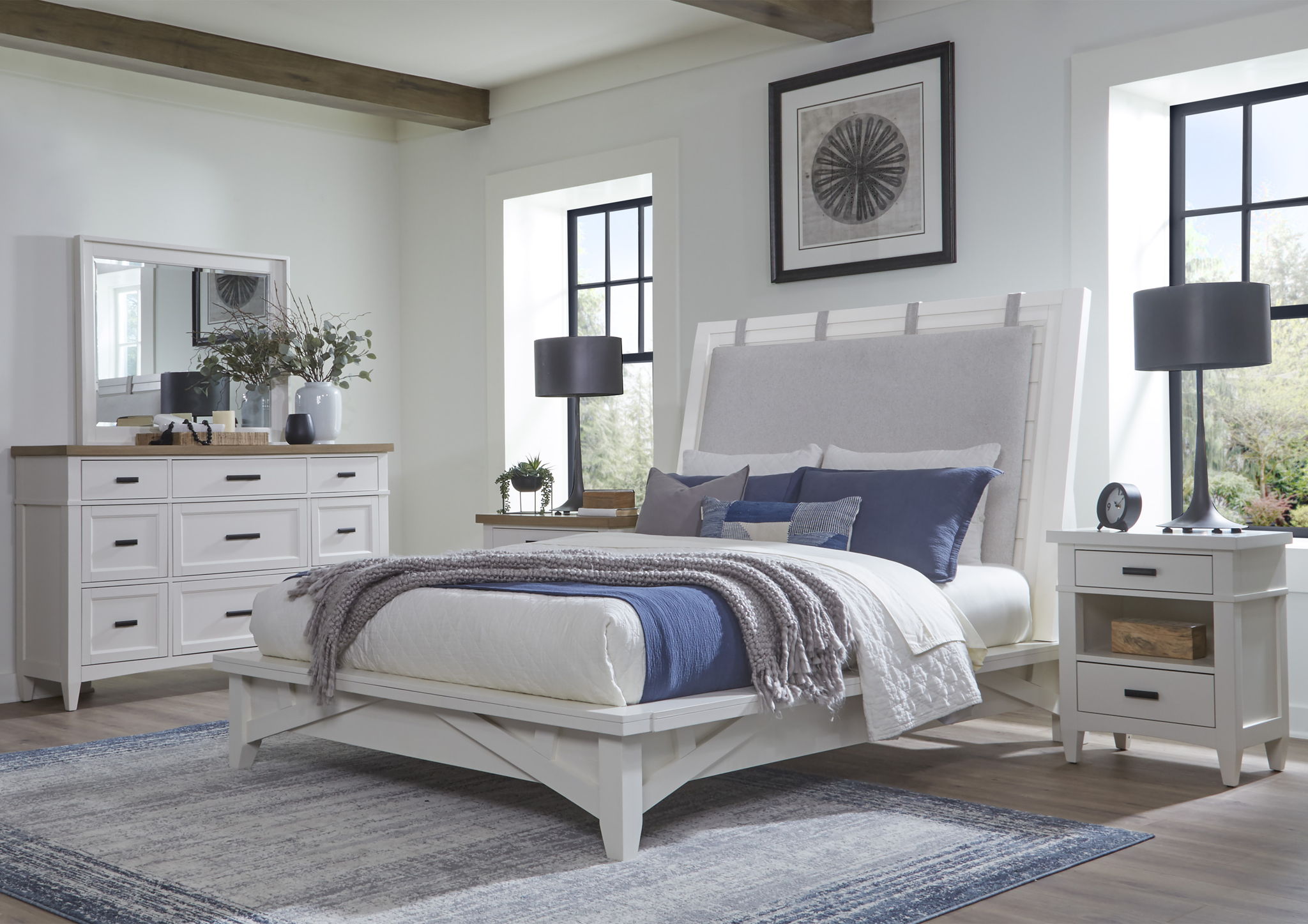 Americana Modern Bedroom - Platform Bed