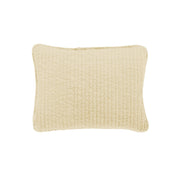Stonewashed Cotton Velvet - Boudoir Pillow - Light Tan