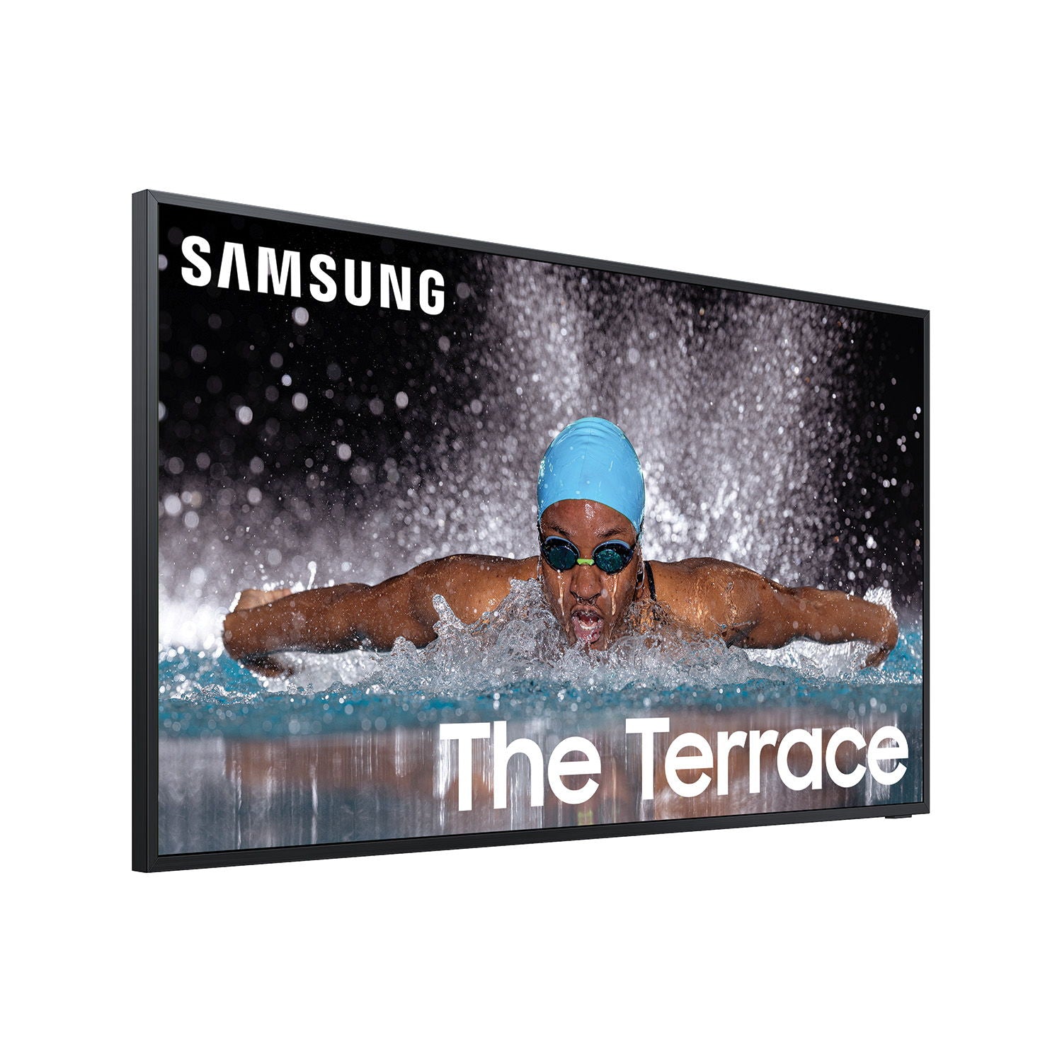 Samsung - 85" Terrace Part-Sun, 4K UHD Neo QLED Outdoor TV - Black