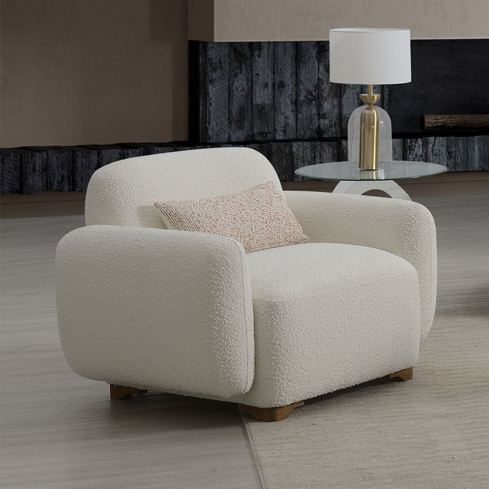 Darius Accent Chair With Pillow - Thumbnail 5