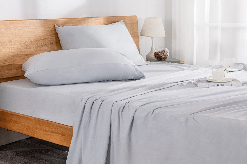 MLILY Soft Washed Sheet Set