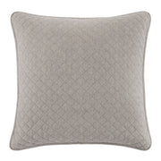 Anna - Diamond Quilted Euro Sham - Taupe