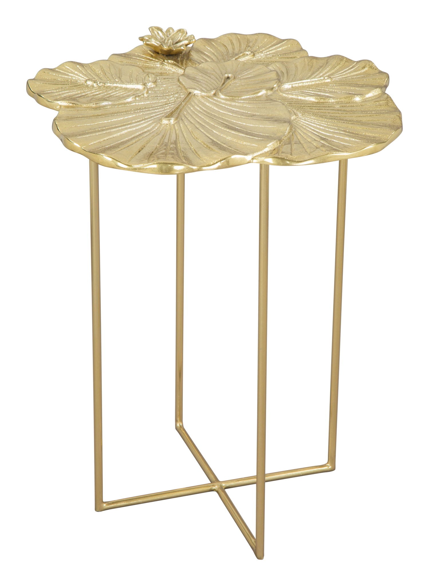 Lotus - Side Table - Gold