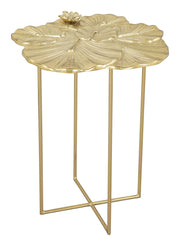 Lotus - Side Table - Gold
