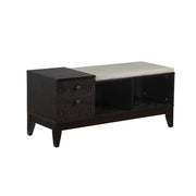 Boyet - Bench - Cream Fabric & Black
