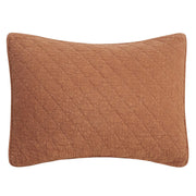 Cotton Gauze - 21" x 34" Stonewashed Pillow Sham - Copper