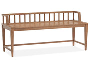 Lindon - Arm Bench With Low Back - Belgian Wheat