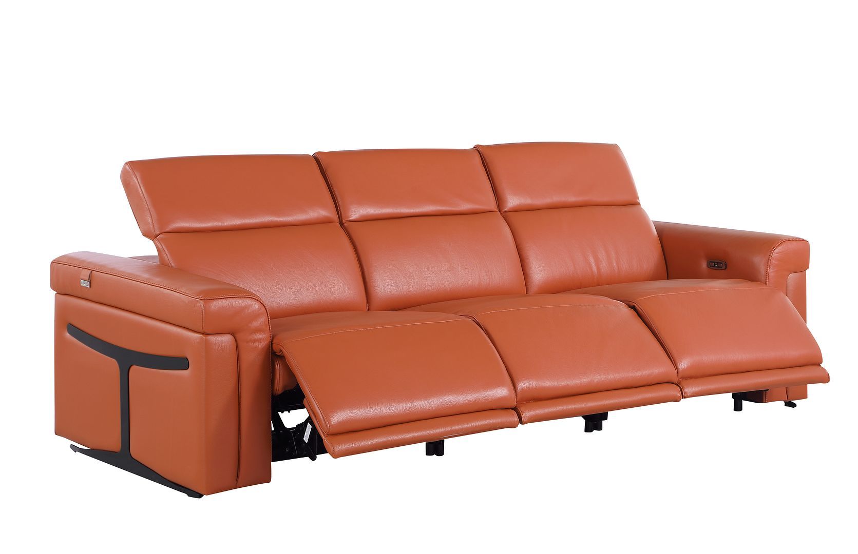1126 - 5-Piece Modular Power Reclining Sofa And Loveseat Set In With 4 Power Recliners & Power Headrests